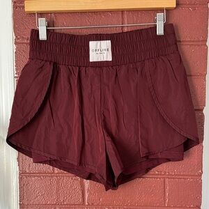 Offline by Aerie Maroon ‘The Hugger Champ’ Athletic Shorts